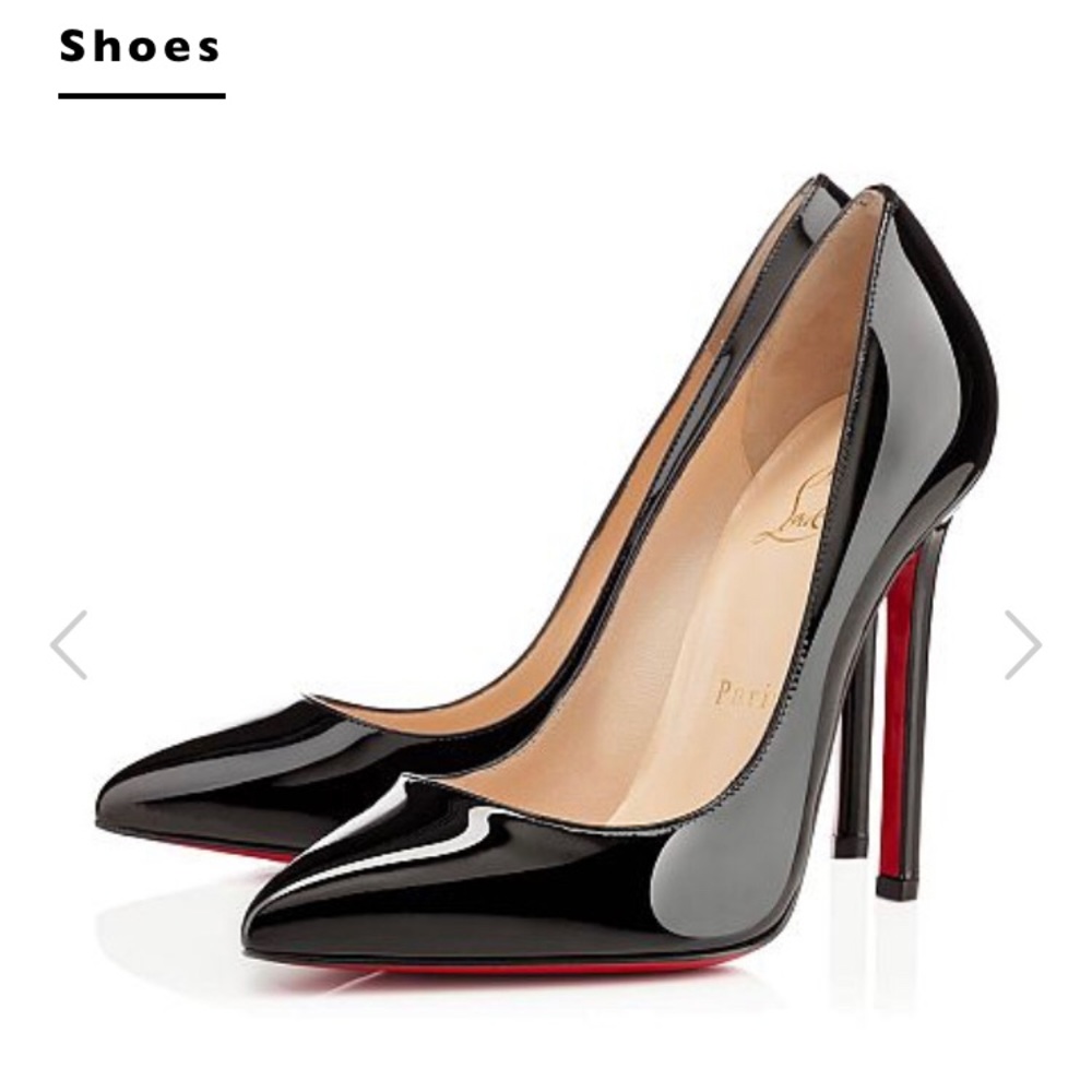 SOLD Christian Louboutin Pigalle in blk patent 39 - Picture 4 of 4